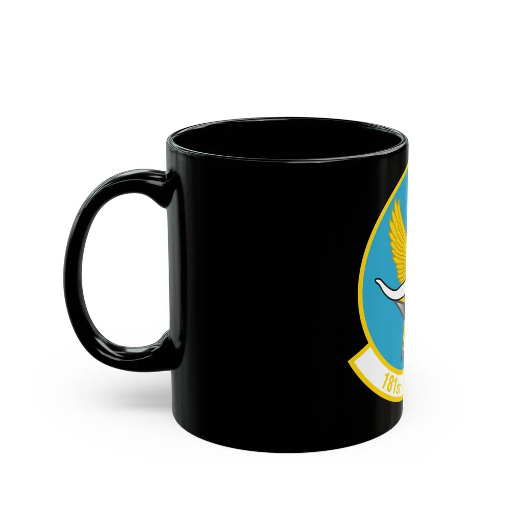 181 Airlift Squadron (U.S. Air Force) Black Coffee Mug-Go Mug Yourself