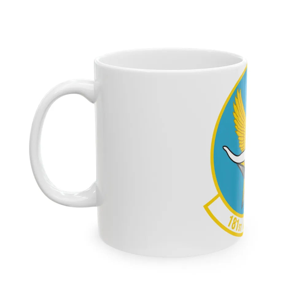 181 Airlift Squadron (U.S. Air Force) White Coffee Mug-Go Mug Yourself