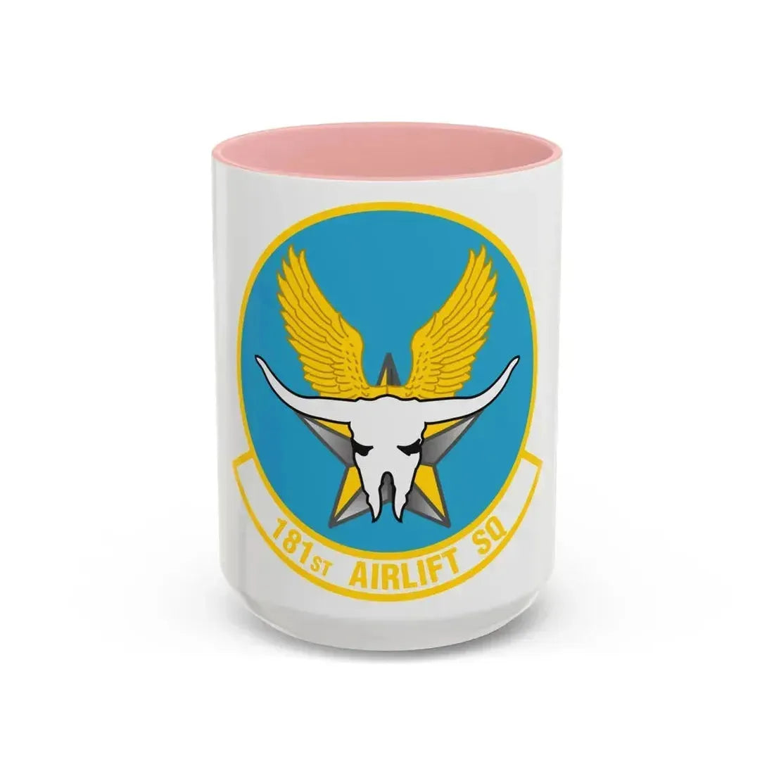 181 Airlift Squadron (U.S. Air Force) Accent Coffee Mug 15oz Pink - Go Mug Yourself