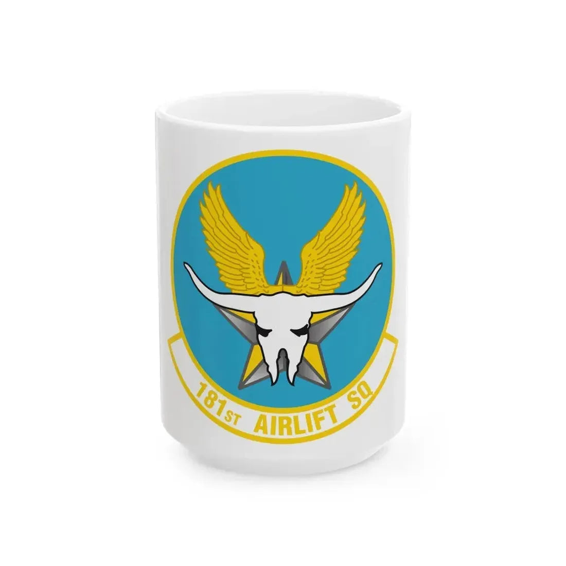 181 Airlift Squadron (U.S. Air Force) White Coffee Mug 15oz - Go Mug Yourself