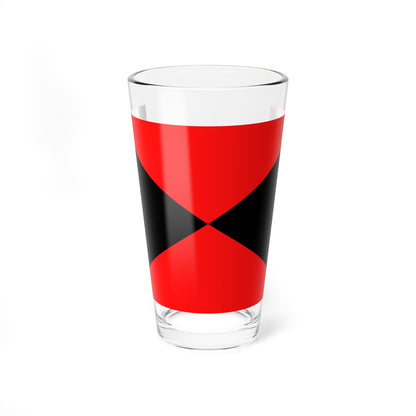 Hoifung County Peasant Association Flag (China) Pint Glass 16oz