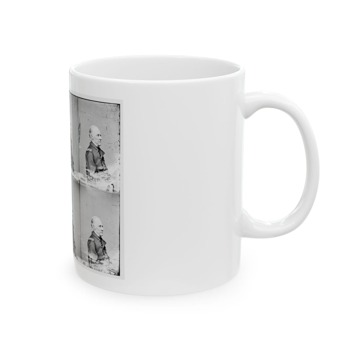 Adml. Shubrick, U.S.N. (U.S. Civil War) White Coffee Mug