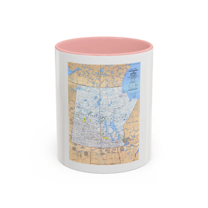 Canada - Saskatchewan & Manitoba (1979) (Map) Accent Coffee Mug