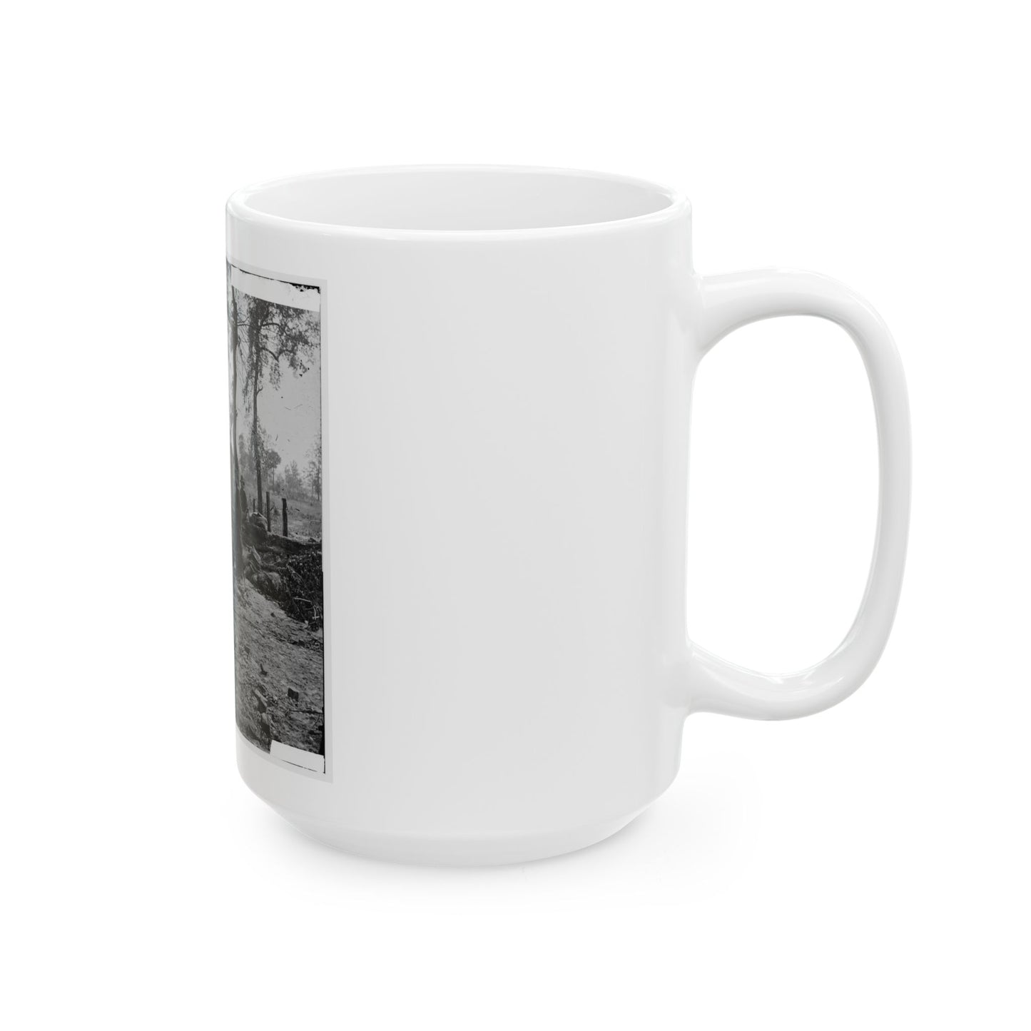 Atlanta, Georgia. Federal Picket Post Shortly Before The Battle Of July 22 (U.S. Civil War) White Coffee Mug