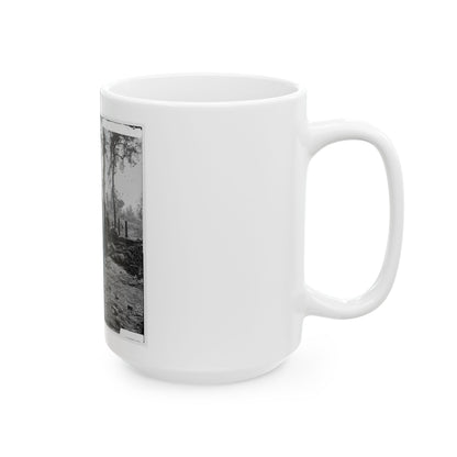 Atlanta, Georgia. Federal Picket Post Shortly Before The Battle Of July 22 (U.S. Civil War) White Coffee Mug