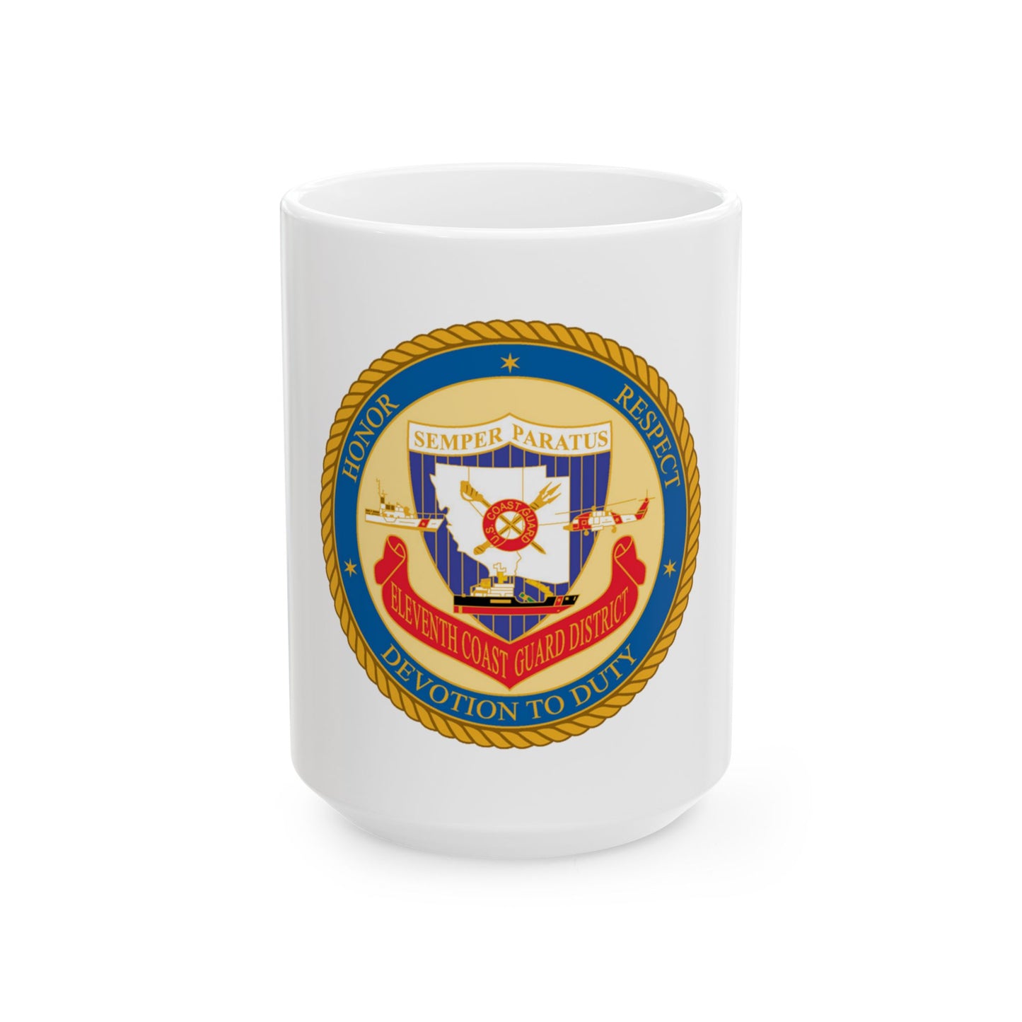 ELEVENTH COAST GUARD DISTRICT (U.S. Coast Guard) White Coffee Mug