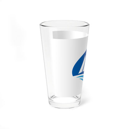 Flag of Hakusan Ishikawa (Japan) Pint Glass 16oz