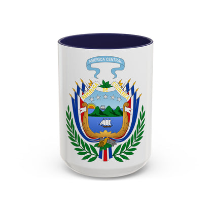 Coat of arms of Costa Rica (1848-1906) - Accent Coffee Mug