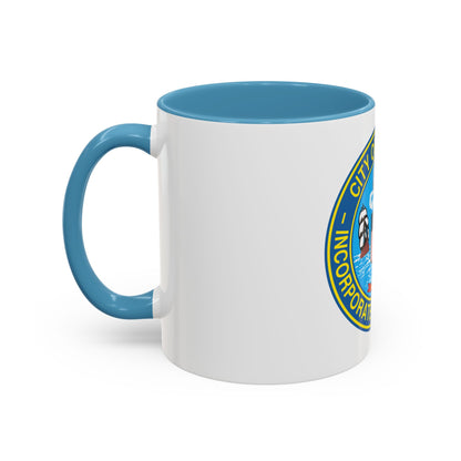 Seal of Chicago Illinois - Accent Coffee Mug