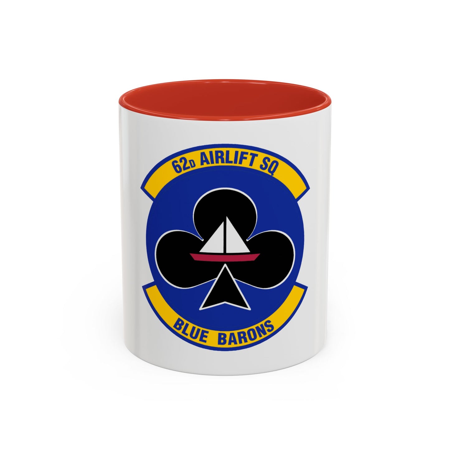 62 Airlift Squadron (U.S. Air Force) Accent Coffee Mug