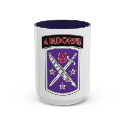 95 Civil Affairs Brigade (U.S. Army) Accent Coffee Mug