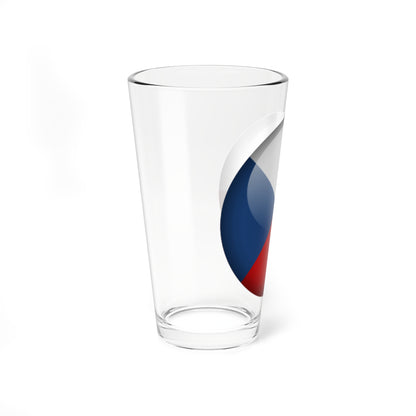 Flag orb Czech Republic (Czech Republic) Pint Glass 16oz