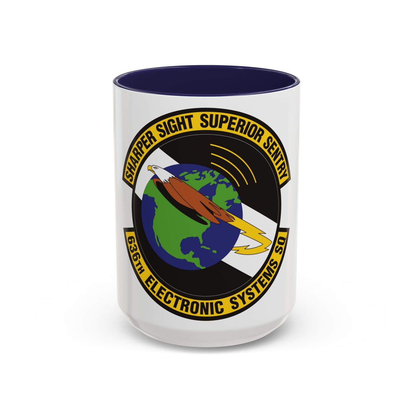 636th Electronic Systems Squadron (U.S. Air Force) Accent Coffee Mug