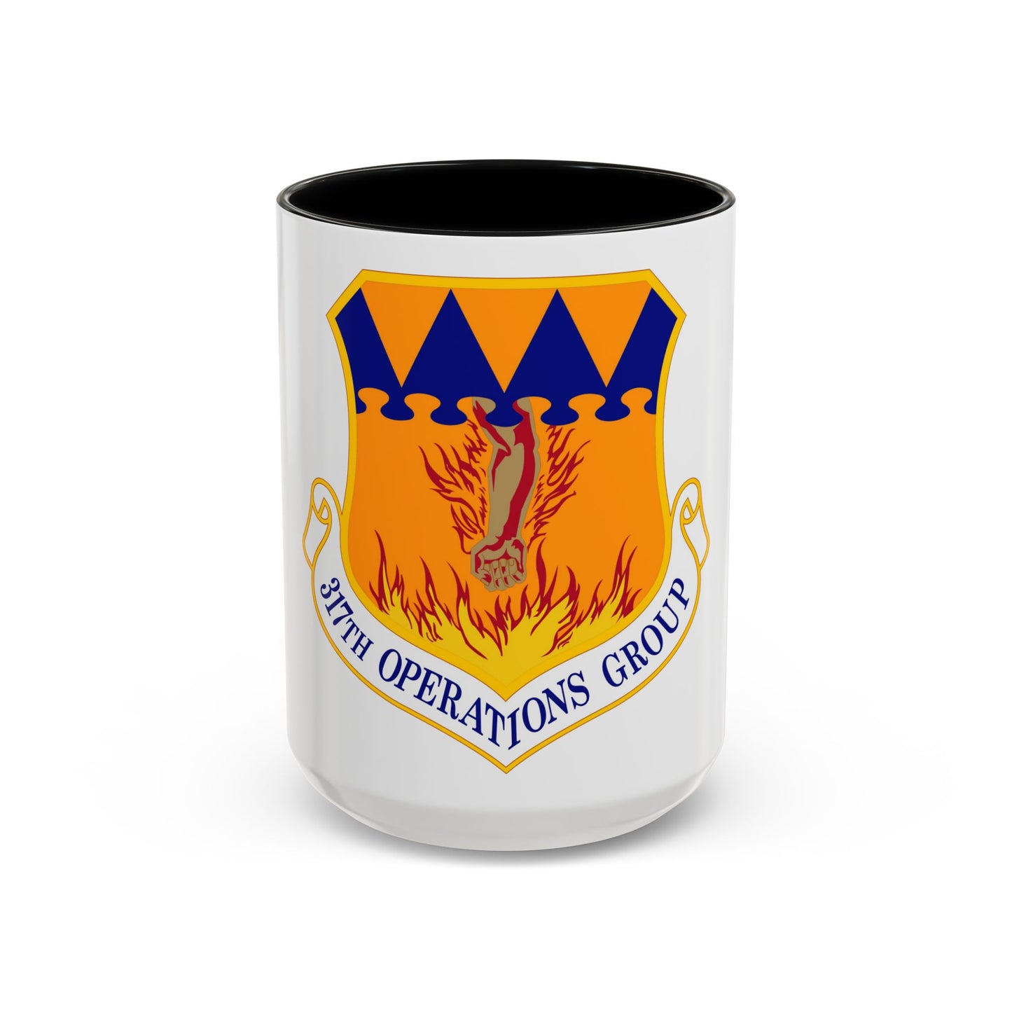 317 Operations Group AMC (U.S. Air Force) Accent Coffee Mug