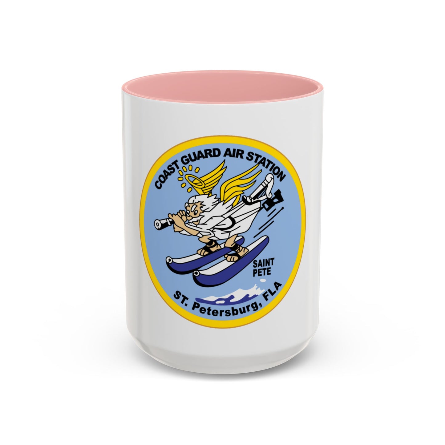 USCGC Air Station St Petersburg FLA (U.S. Coast Guard) Accent Coffee Mug