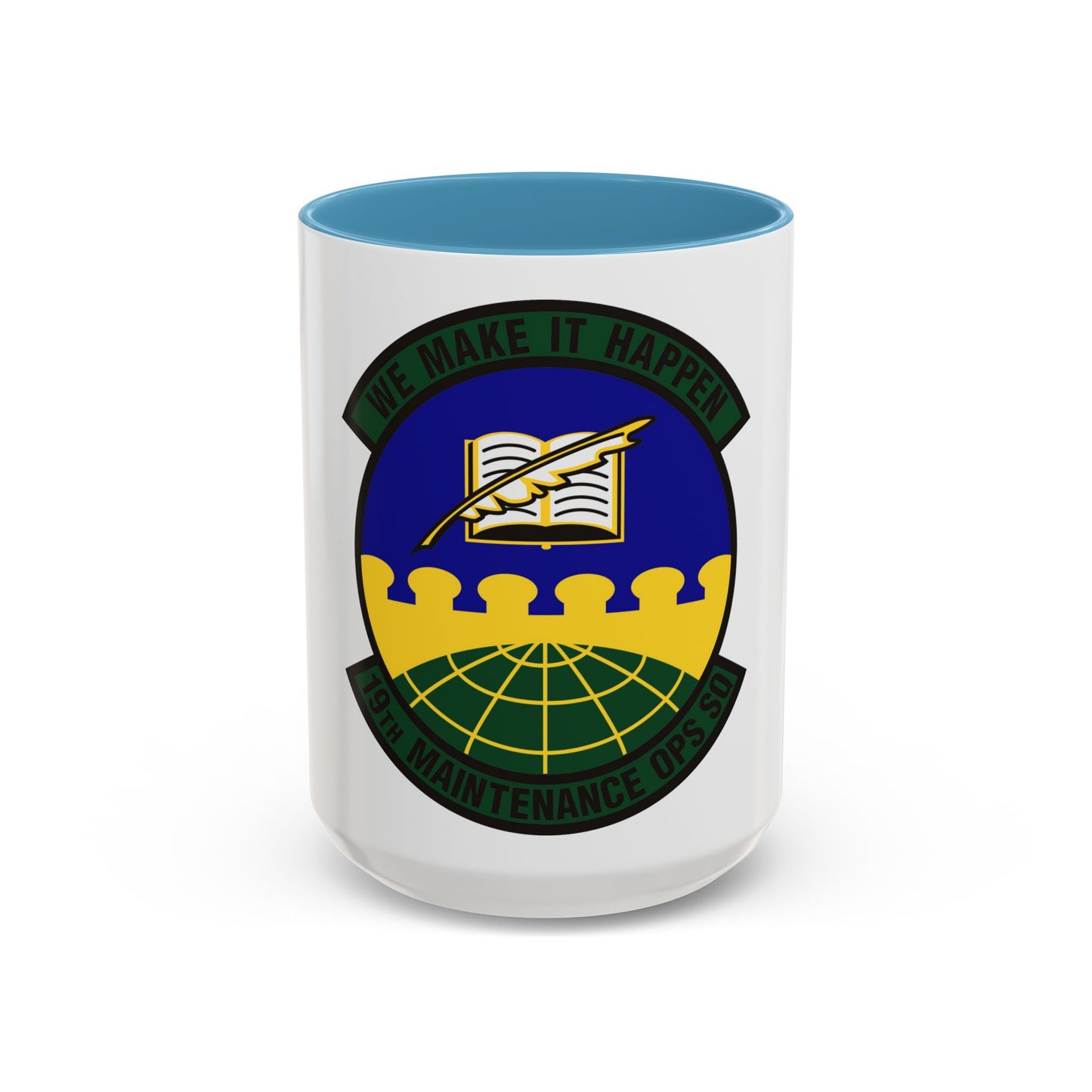 19th Maintenance Operations Squadron (U.S. Air Force) Accent Coffee Mug