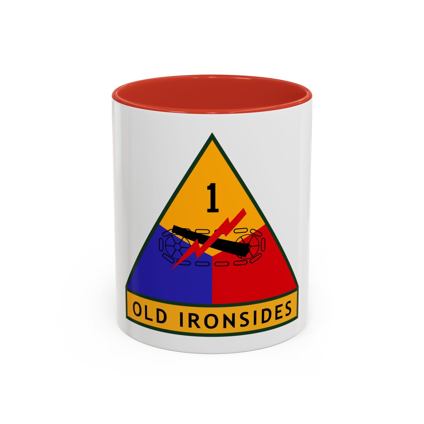 1st Armored Division (U.S. Army) Accent Coffee Mug