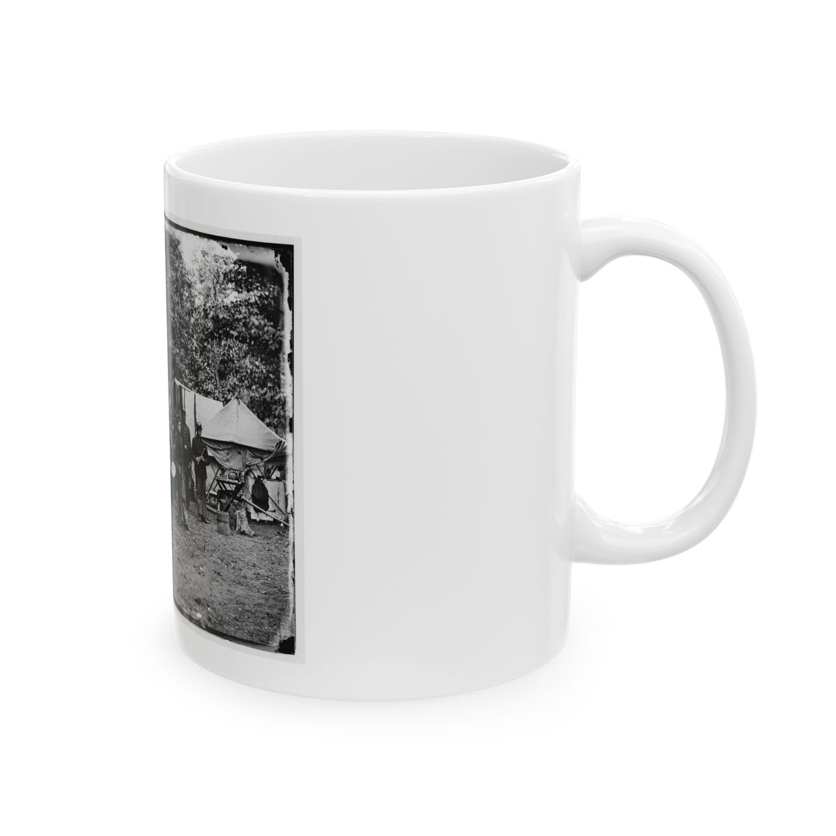 Bealeton, Va. Drum Corps, 93d New York Infantry (U.S. Civil War) White Coffee Mug