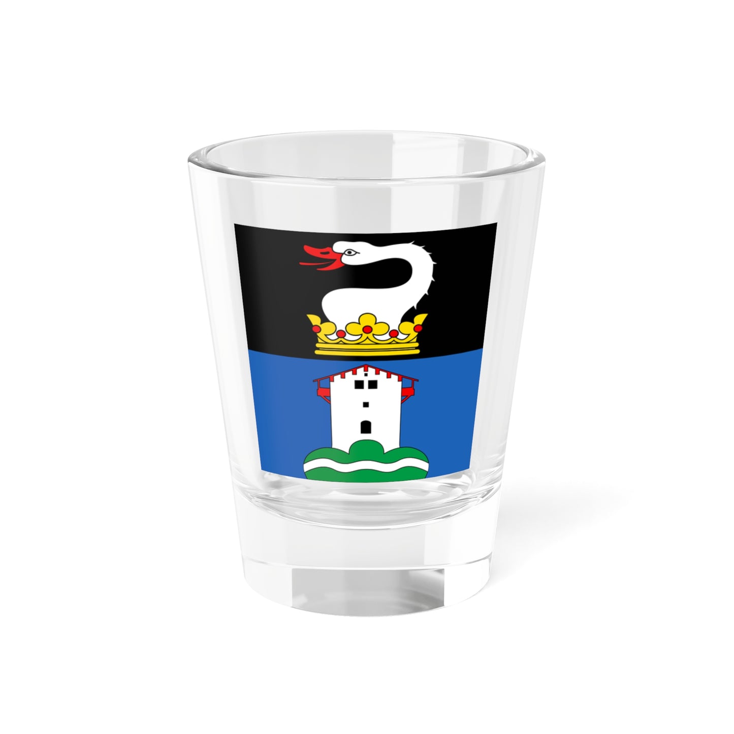 CHE Schwende-Rute Flag (Switzerland) Shot Glass 1.5oz