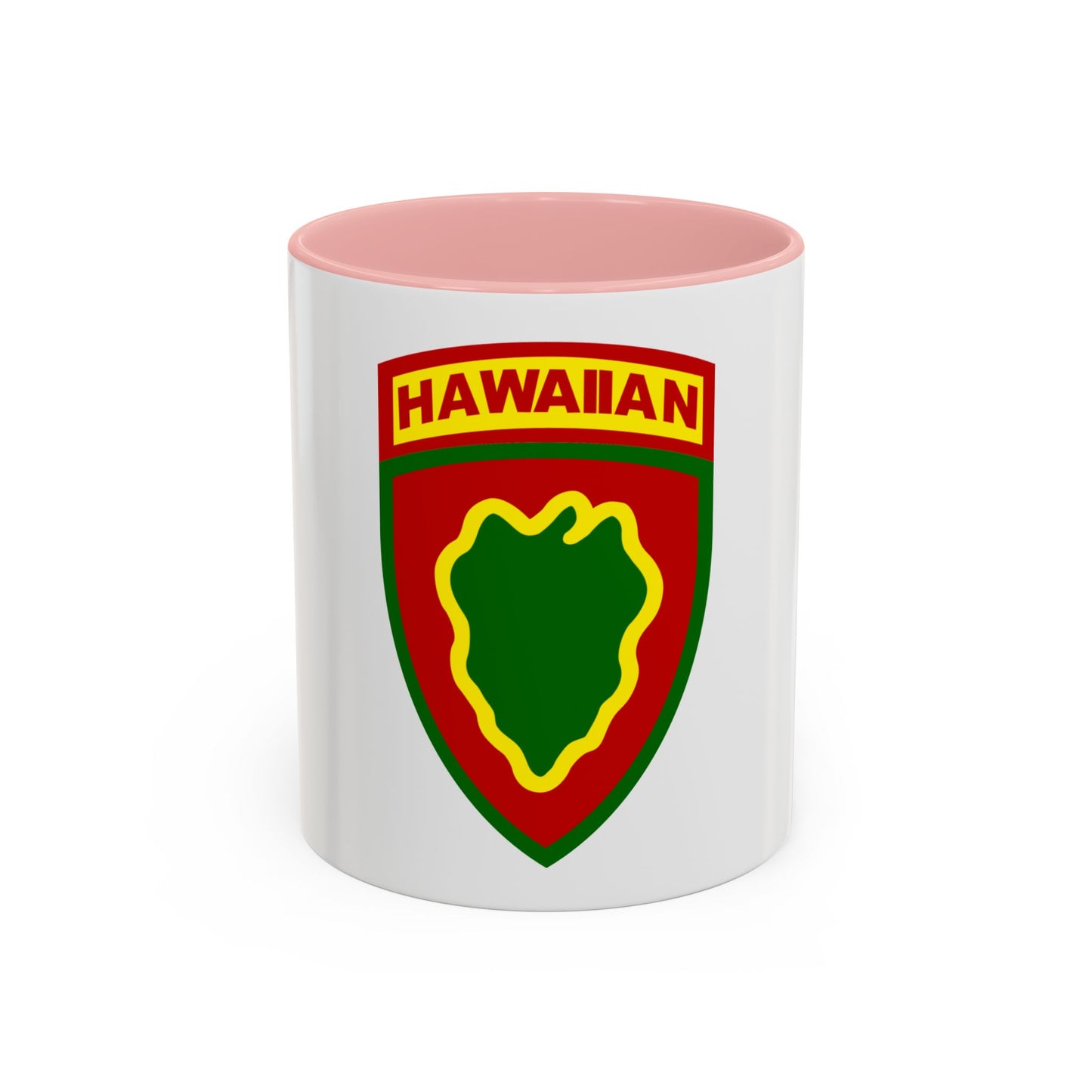 Hawaiian Division (U.S. Army) Accent Coffee Mug