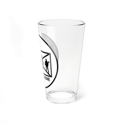 Emblem for the 2-II-LG (Denmark) (Coat of Arms) Pint Glass 16oz