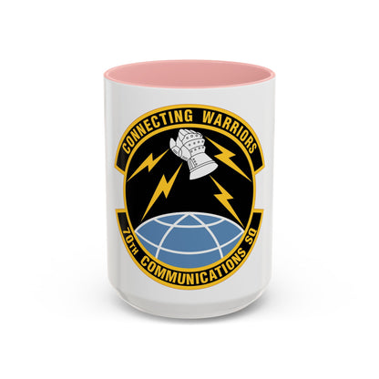 70th Communications Squadron (U.S. Air Force) Accent Coffee Mug