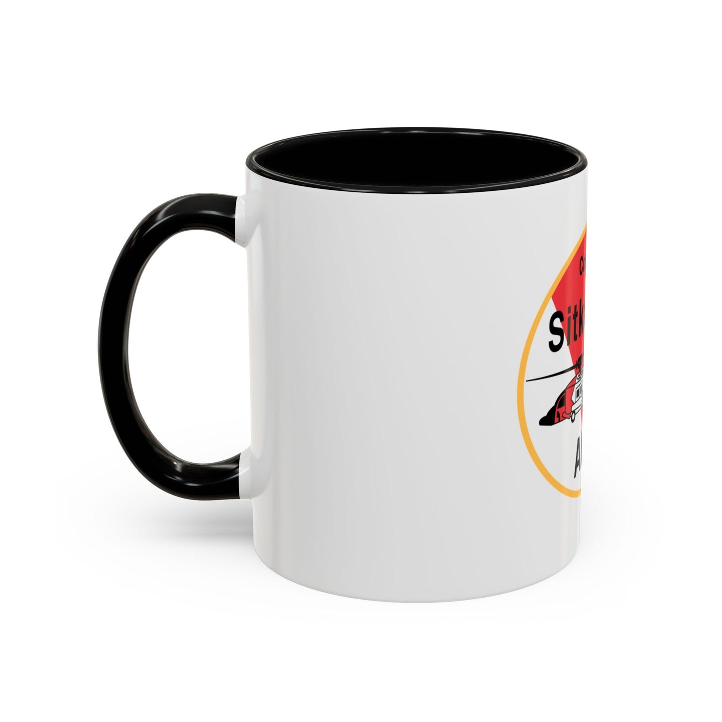 USCG Air Station Sitka (U.S. Coast Guard) Accent Coffee Mug