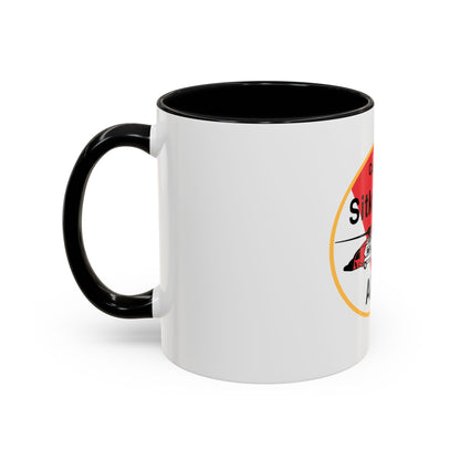 USCG Air Station Sitka (U.S. Coast Guard) Accent Coffee Mug