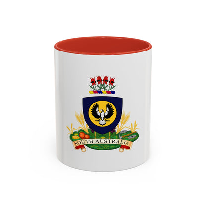 Coat of arms of South Australia - Accent Coffee Mug