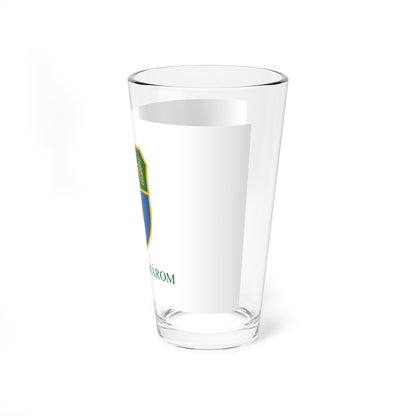 Flag of Homokkomarom (Hungary) Pint Glass 16oz