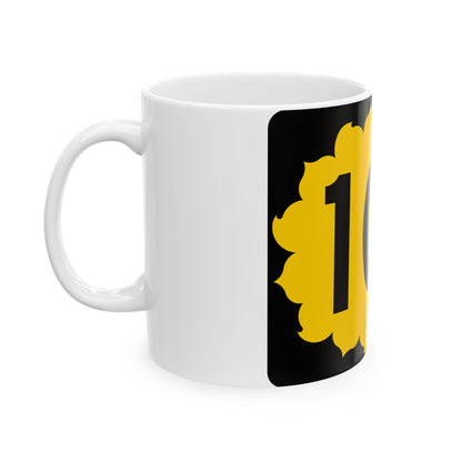 K-101 (Kansas) (Road Sign) White Coffee Mug