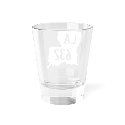 Louisiana 632 2008 (Louisiana) (Road Sign) Shot Glass 1.5oz