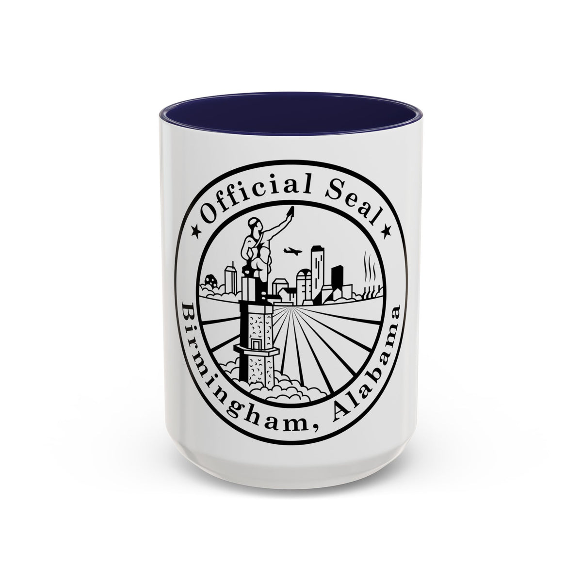 Seal of Birmingham Alabama - Accent Coffee Mug