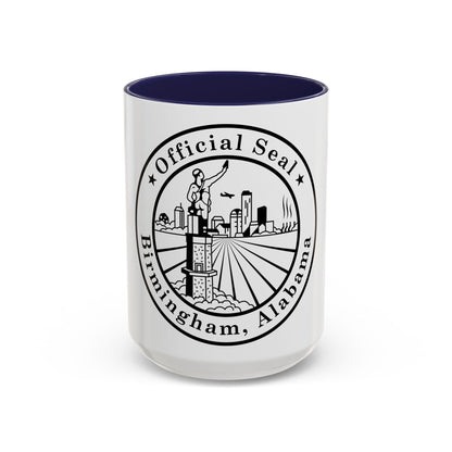 Seal of Birmingham Alabama - Accent Coffee Mug
