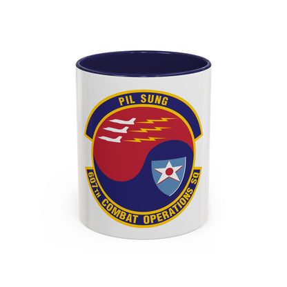 607th Combat Operations Squadron (U.S. Air Force) Accent Coffee Mug