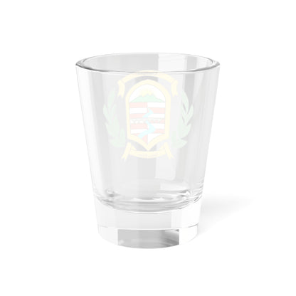 Escudo de Santa Rosa y Cuilapa (Guatemala) (Coat of Arms) Shot Glass 1.5oz