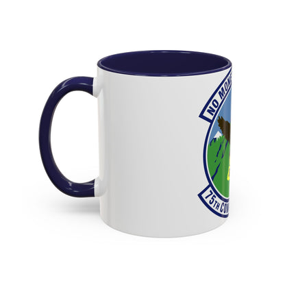 Tasse à café décorative du 75e Escadron de contrôleur (US Air Force)