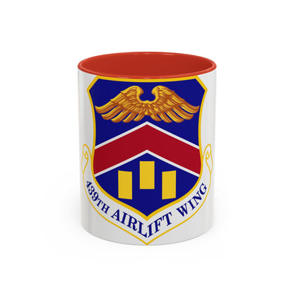 439th Airlift Wing (U.S. Air Force) Accent Coffee Mug