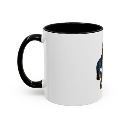 USCG Bear (U.S. Coast Guard) Accent Coffee Mug