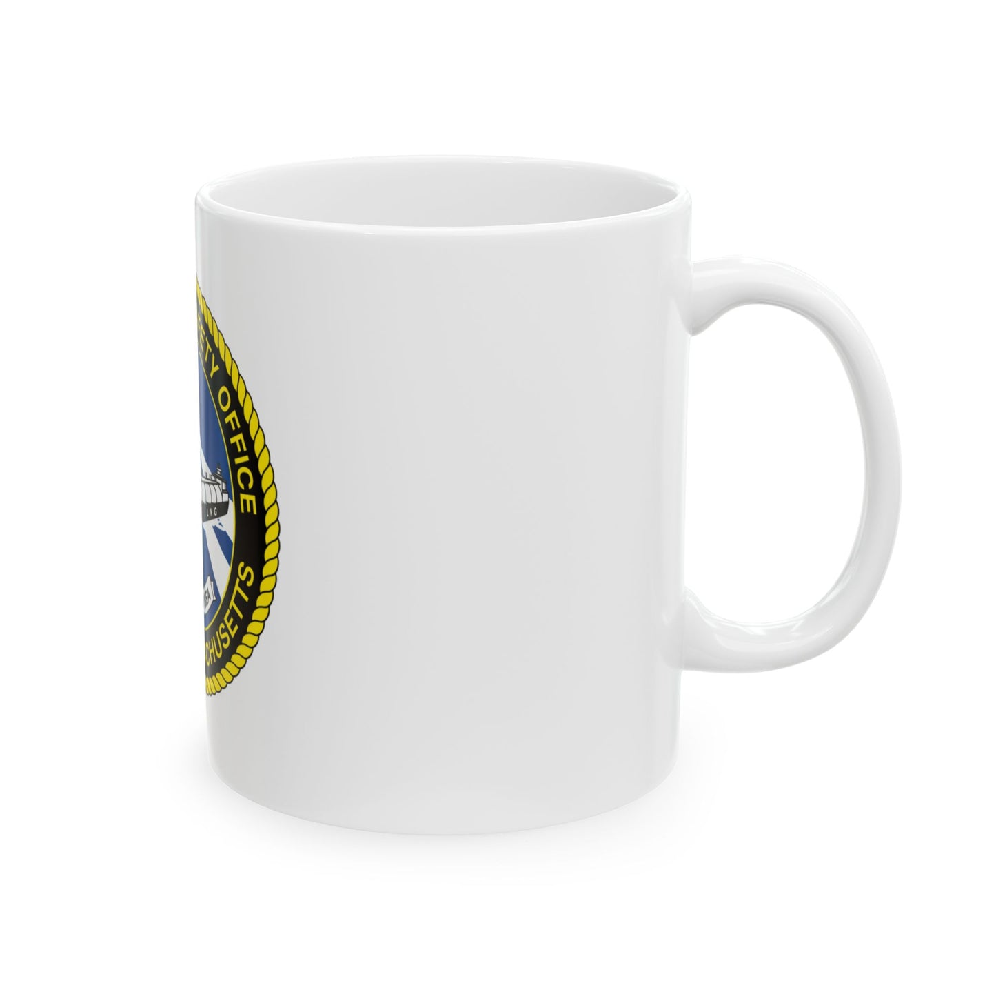 USCG MSO Boston Marine Safety Office (U.S. Coast Guard) White Coffee Mug