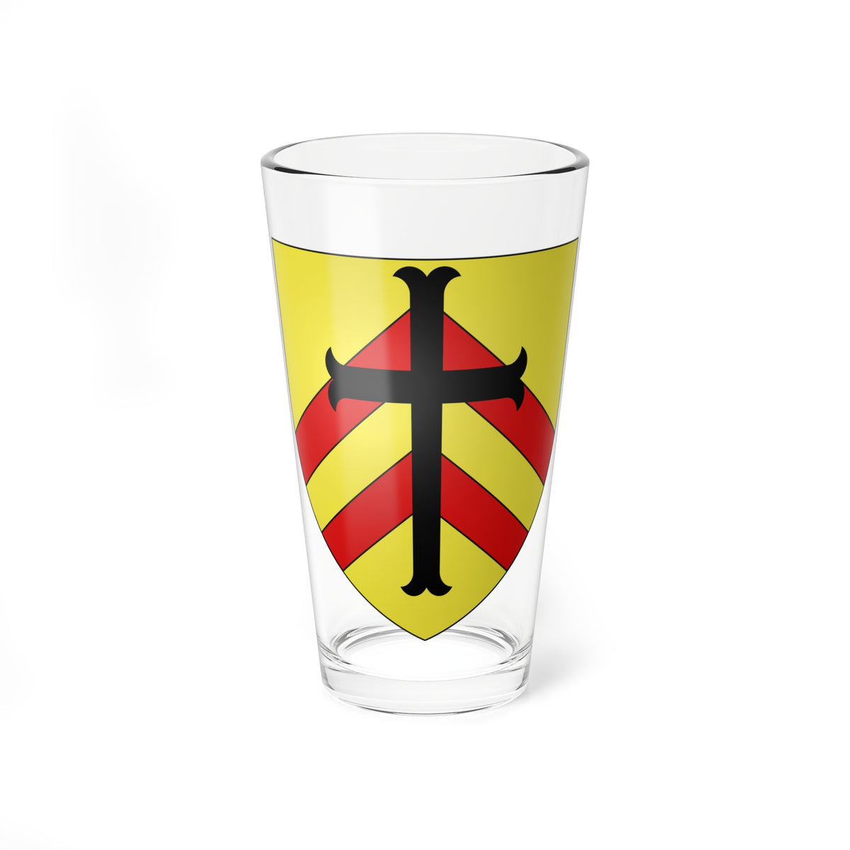 Fétigny coat of arms (Switzerland) (Coat of Arms) Pint Glass 16oz