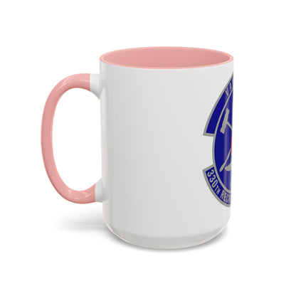330 Recruiting Squadron AETC (U.S. Air Force) Accent Coffee Mug
