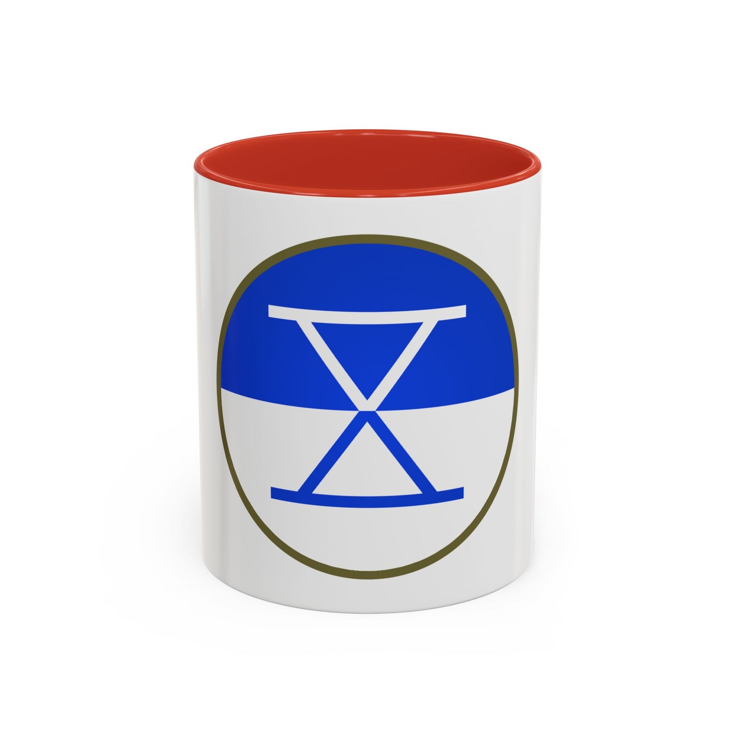 X Corps (U.S. Army) Accent Coffee Mug