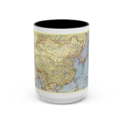 China (1945) (Map) Accent Coffee Mug