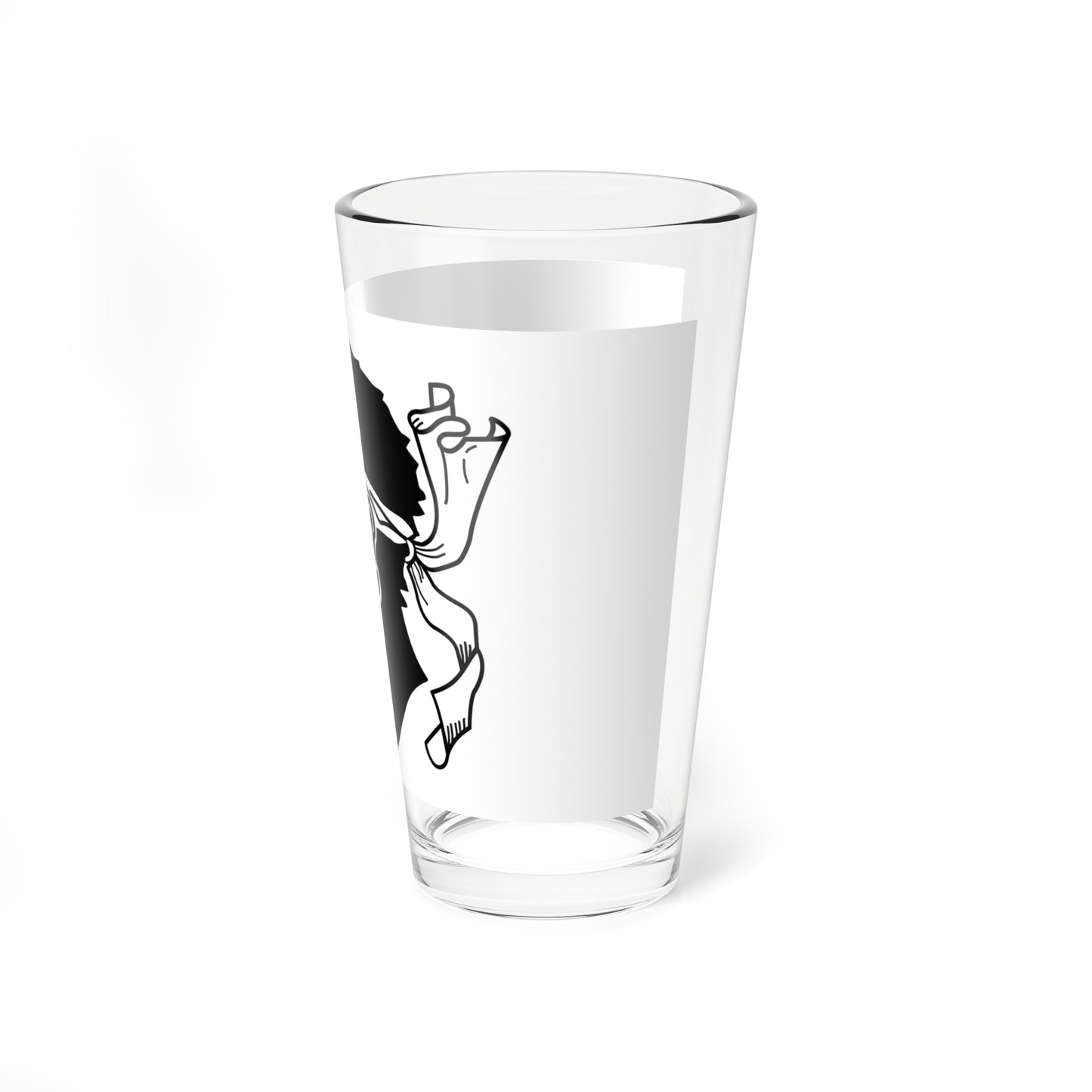 Flag of Corsica before 1755 (France) Pint Glass 16oz
