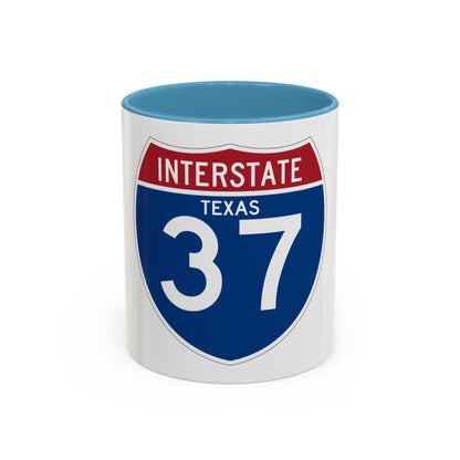 Interstate 37 (U.S. Highways) Accent Coffee Mug