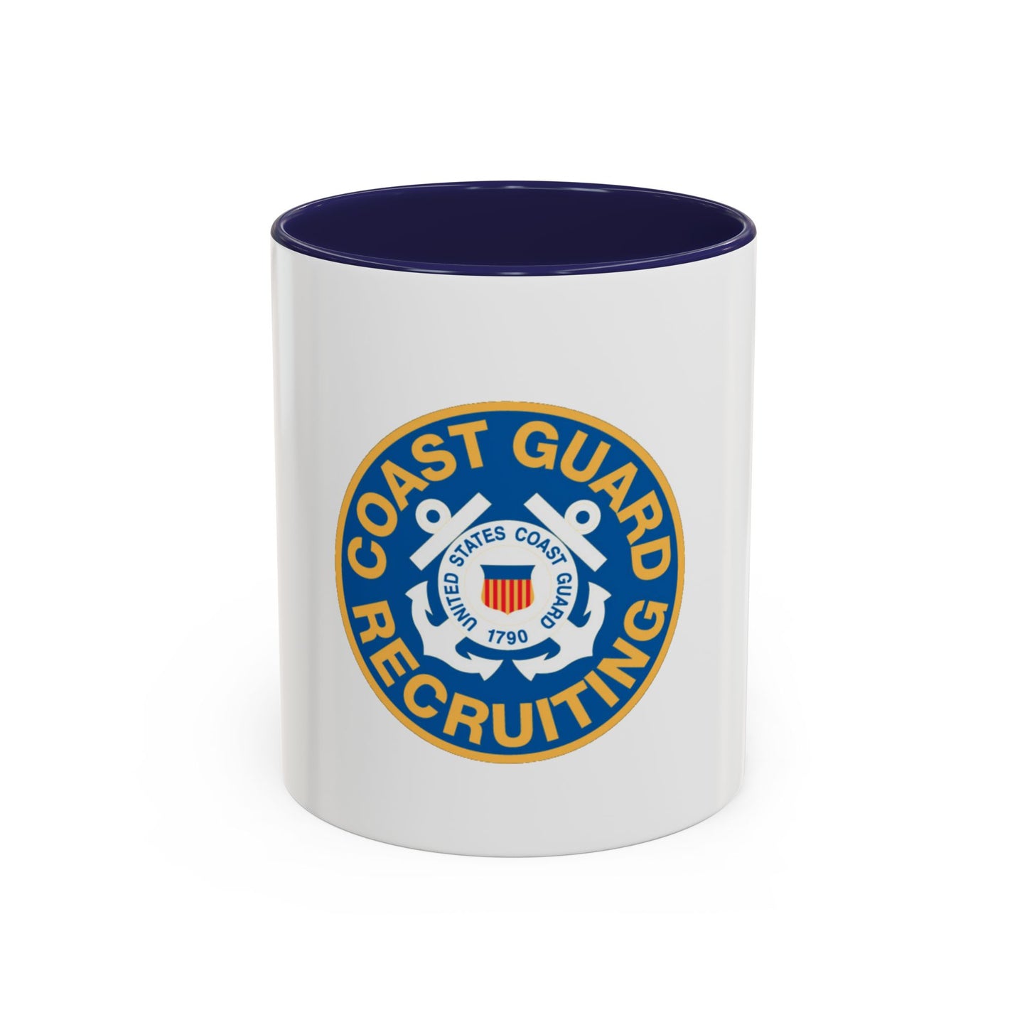 Coast Guard Recruiting (U.S. Coast Guard) Accent Coffee Mug