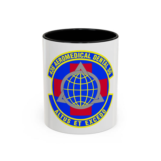 436th Aeromedical Dental Squadron (U.S. Air Force) Accent Coffee Mug