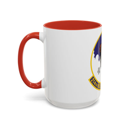 214th Reconnaissance Squadron (U.S. Air Force) Accent Coffee Mug
