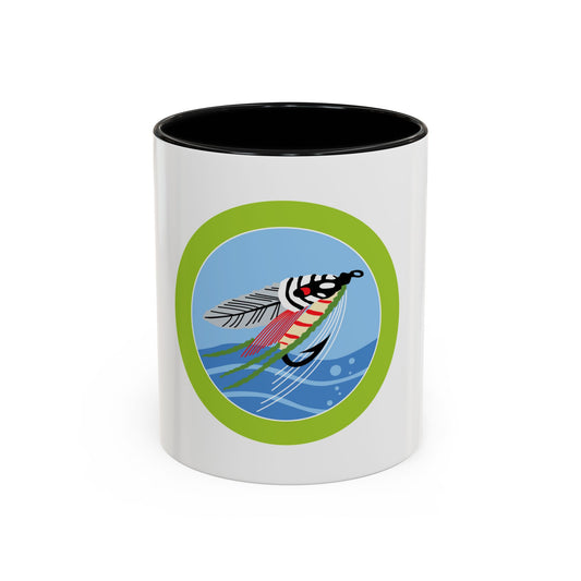 Fly Fishing (Boy Scout Merit Badge) Accent Coffee Mug